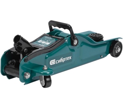 Домкрат СИБРТЕХ Домкрат гидравлический подкатной, 2 т, 85-330 мм, низкий подхват 50830