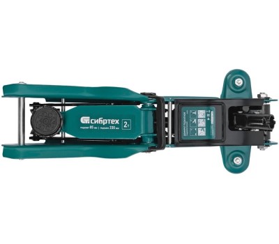 Домкрат СИБРТЕХ Домкрат гидравлический подкатной, 2 т, 85-330 мм, низкий подхват 50830