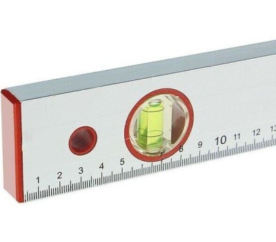 Уровень SPARTA Уровень алюминиевый, 400 мм, 3 глазка, линейка 331205