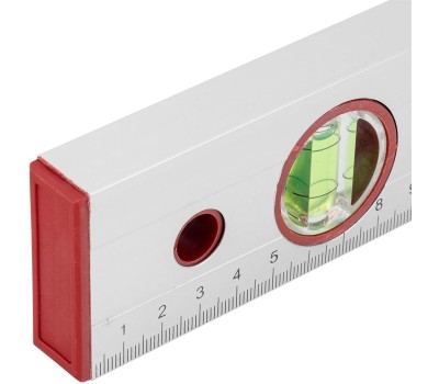 Уровень SPARTA Уровень алюминиевый, 400 мм, 3 глазка, линейка 331205