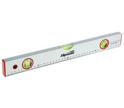 Уровень SPARTA Уровень алюминиевый, 400 мм, 3 глазка, линейка 331205