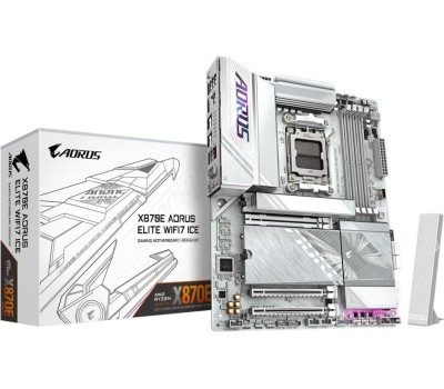 Материнская плата GIGABYTE Материнская плата X870E AORUS ELITE WIFI7 ICE, Socket AM5, AMD X870E, ATX, Ret