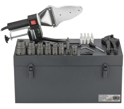 Паяльник FUSION Паяльник для пластиковых труб SF3-S2 (700вт, +50/+300˚C, кейс металл, расширенная комплектация)