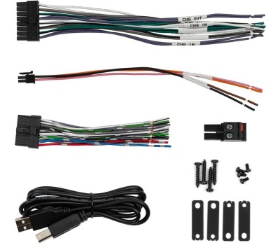 Автоусилитель NAKAMICHI Проц/усил FDSD370, 10RCA OUT, 8Ch Hi-IN, Opt-Coax IN, BT, USB DSD Плеер, OTG, 8x40 Вт