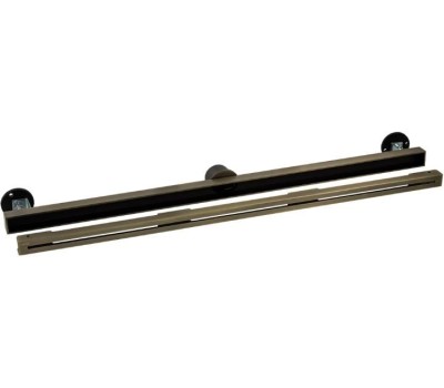 САНАКС - Трап 800х32 мм, нержавеющая сталь, линейный, вертикальный, щелевой, с сухим затвором, цвет БРОНЗА. 40066