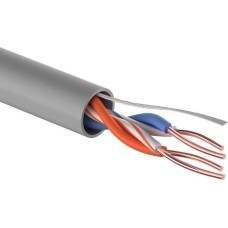 Витая пара PROCONNECT (01-0022-3) КАБЕЛЬ ВИТАЯ ПАРА ОМЕДНЕННЫЙ U/UTP, КАТЕГОРИЯ 5E, PVC, 2PR, 24AWG, ВНУТРЕННИЙ, СЕРЫЙ