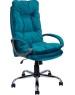 Компьютерное\Офисное кресло ЯРКРЕСЛА Кр85 ТГ СП ХРОМ HT20 (ткань морская волна)