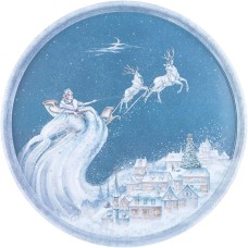 Поднос AGNESS 898-227 СНЕЖНАЯ КОРОЛЕВА 33*2,1см