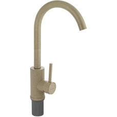 Смесители САНАКС 13092 Смеситель для кухни, шаровый, С - образный излив, цвет БЕЖЕВЫЙ КАМЕНЬ