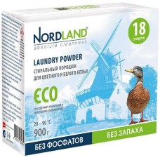 Стиральный порошок ECO, 900 г NORDLAND Стиральный порошок ECO, 900 г (180735)