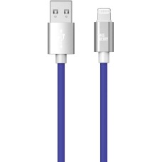 Кабель AKSBERRY (6900327670013) X165 Liquid silicone USB A -Lightning, синий