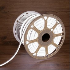 NEON-NIGHT Гибкий неон 8х16мм двухсторонний 120 LED/м БЕЛЫЙ 24В бухта 50м (3 комплекта подключения)