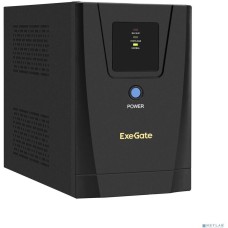 ИБП EXEGATE EX292801RUS ИБП SpecialPro UNB-1600.LED.AVR.2SH.3C13 <1600VA/950W, LED, AVR, 2*Schuko+3*C13, съемн.кабель, металлический корпус, Black>