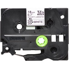 Картридж BROTHER Картридж TZESE4, 18мм, черный шрифт, белый фон, 8м ( TZESE4