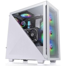 Корпус для ПК THERMALTAKE Корпус Divider 300 TG Snow ARGB CA-1S2-00M6WN-01 White/Win/SPCC/Tempered Glass*2/120mm Standard CA-1S2-00M6WN-01 Fan*1/120mm ARGB Fan*3 (527590)