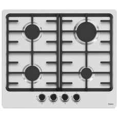 Варочная панель газовая HAIER Газовая варочная панель HHX-M64CNX, 4 конфорки, нержавеющая сталь, серебристый