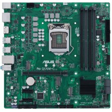Материнская плата ASUS Материнская плата PRO Q570M-C/CSM LGA1200 mATX 4xDDR4 PCIEx16 2xPCIEx1 2xM.2 DP HDMI GLAN (165248)