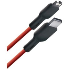 BORASCO Кабель Lightning (m) - USB (m), 1м, 3A, красный [38520]