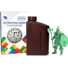 NV PRINT Фотополимерная смола NVPRINT Plant Based Resin Green для 3D печати 1 кг (бут)