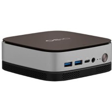 OSIO Мини ПК BaseLine B51i-017 Intel Core i5 1235U, DDR4 16ГБ, 512ГБ(SSD), Intel Iris Xe, Windows 11 Pro, коричневый и серебристый