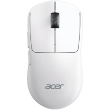 ACER Мышь беспроводная OMR401, игровая, Bluetooth/Радио, оптическая, USB, 12000dpi, белый [zl.mcecc.05d]