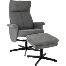 БЮРОКРАТ Кресло _Baron, крестовина, ткань, серый [_baron/grey]