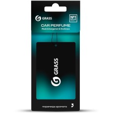 Ароматизатор GRASS ST-1464 Ароматизатор воздуха картонный GRASS (Musk & bergamot & freshness)