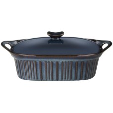 Форма для запекания AGNESS ФОРМА ДЛЯ ЗАПЕКАНИЯ С КРЫШКОЙ REACTIVE BLUE 33*23*9,5/13 СМ 2000 МЛ 780-146