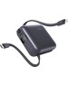 TTEC Внешний аккумулятор ReCharger Mini LCD 10000mAh USB-C PD 20W Powerbank с кабелем USB-C&Lightning. Цвет: серый