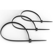 CABEUS Стяжка пластиковая GTOUT-370 370x3.6мм (упак:100шт) нейлон внешний (-40/+85) черный