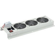 ITK Панель вентиляторная (FM35-32M) 3 вент. с термостатом серый (упак.:1шт)