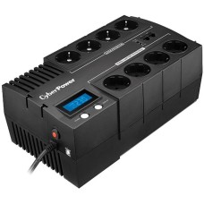 CYBERPOWER Источник бесперебойного питания ИБП Line-Interactive BR1000ELCD 1000VA/600W USB/RJ11/45/USB charger A (4+4 EURO)