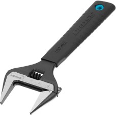 GROSS Ключ разводной, 150 мм, CrV, тонкие губки, защитные насадки 15567