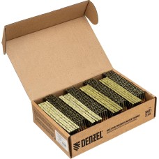 DENZEL Гвозди для пнев. нейлера (крашен.) длина - 75 мм, диам. - 3,05 мм, 2000 шт. 57697