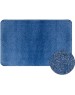 САНАКС - Коврик в ванную РАННЕР 162, одинарный, голубой, однотонный, 400 х 600 мм, 100% полиэстер 08806