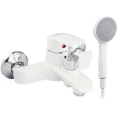 BRIMIX - Смеситель для ванны, c коротким изливом, шаровый, из высокопрочного АБС пластика, цвет БЕЛЫЙ. 5579