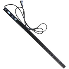 LANMASTER Блок распределения питания TWT-PDVI-4C9-20C3-C0 верт.размещ. 20xC13 4xC19 базовые 16A C20 3м