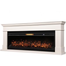 Камин электрический ROYAL THERMO Каминокомплект: Очаг Aurora RTFP/P-AR60LS, портал California 60 IV, молочный