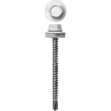 ЗУБР СКД 9003, 50 х 4.8 мм, белый, 250 шт (1,8 кг.), кровельный саморез, Профессионал (4-300315-48-050-9003)