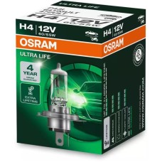 OSRAM Автолампа галогенная H4 (60/55W P43T) ULTRA LIFE 12V