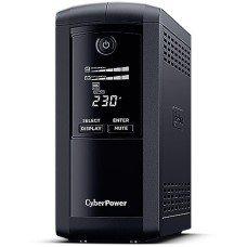 CYBERPOWER Источник бесперебойного питания ИБП Line-Interactive VP1000EILCD 1000VA/550W USB/RS-232/RJ11/45 (6 IEC С13)