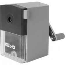 KW-TRIO Точилка для карандашей механическая 305Agr 1 отверстие пластик серый