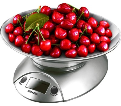 Весы кухонные CENTEK CT-2451 серебро/черный