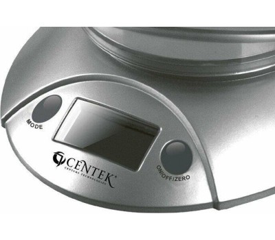 Весы кухонные CENTEK CT-2451 серебро/черный