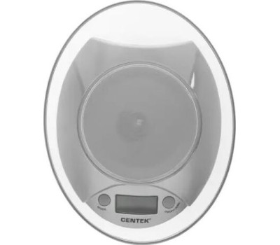 Весы кухонные CENTEK CT-2451 серебро/черный