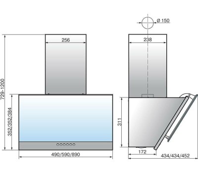 Вытяжка ELIKOR РУБИН S4 90П-700-Э4Д перламутр/белый