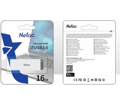 флешка NETAC 16GB NT03U185N-016G-20WH