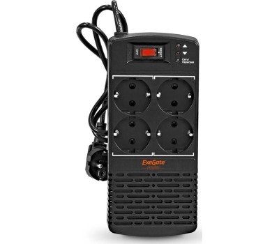 Стабилизатор EXEGATE (285939) POWER AD5000-1000 (4 евророзетки)