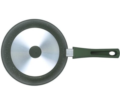 Сковорода КУКМОР 221tsml а/пр литая 22см съемн/руч Trendy style malachite