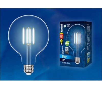 G (Лампы-глобы) UNIEL (UL-00004859) LED-G125-10W/NW/E27/CL PLS02WH